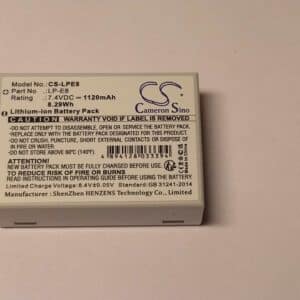 Canon LP-E8 (1120mAh) tarvikeakku CS