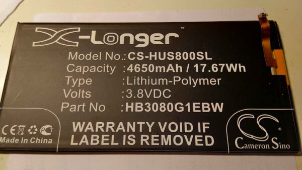 Huawei HB3080G1EBC tarvikeakku CS