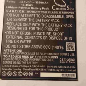 Lenovo L13D1P31 tablet tarvikeakku CS