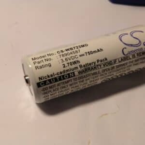 Welch-Allyn 78904587 3,6V 750mAh NiCd akku CS