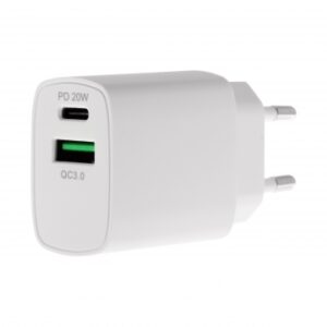 INSMAT VERKKOLATURI USB-C/USB-A (PD3.0/QC.3.0) 20W