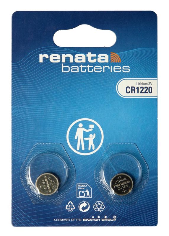 Renata CR1220 3V litiumparisto BL2 (2kpl)